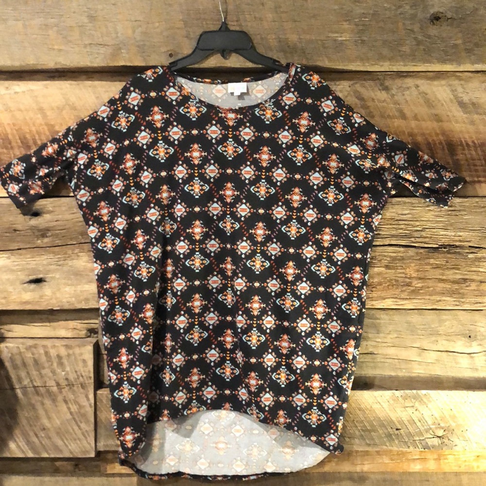 Lularoe Irma size medium Aztec print